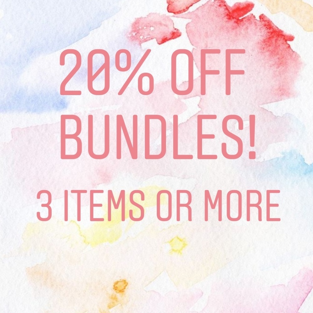 20% off Bundles!